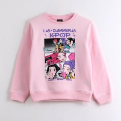 POLERON CERRADO NIÑA G. KPOP DEMON H. ROSADO 0