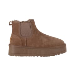 PLATAFORM CHELSEA LEATHER BROWN LIGHT