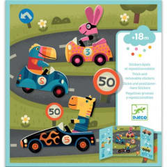 CREATE WITH STICKERS CARS