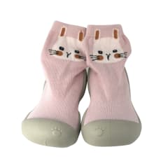 CALCETIN SUELA DE GOMA ROSADO