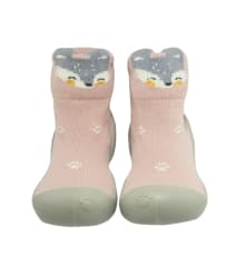 CALCETINES CON SUELA PARA BEBE ROSA