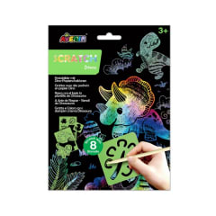 RASPAR CON CON PLANTILLAS DINOSAURIOS