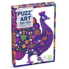 PUZZ ART PEACOCK 500 PCS 0