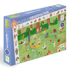 PUZZLE OBSERVACION LITTLE FRIENDS GARDEN 35 PCS 0