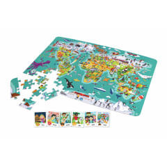 ROMPECABEZAS, JUEGOS Y GIRAS POR EL MUNDO 2 EN UNO