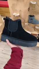 PLATAFORM CHELSEA LEATHER BLACK