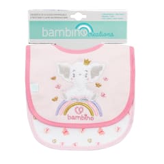 2PACK BABEROS TOALLA NIÑA