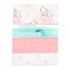 PAÑAL CLASSIC ELEFANTE ROSA