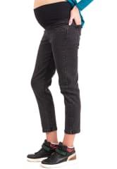JEANS CROPPED GRIS OSCURO
