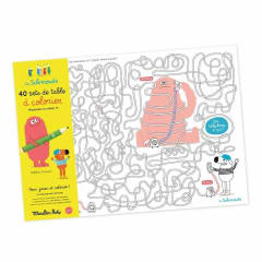 40 MANTELES INDIVIDUALES PARA COLOREAR
