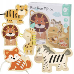 JUEGO DE HILAR ANIMALES DEL AFRICA 0