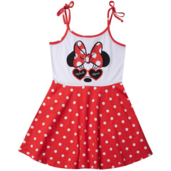 VESTIDO NA MINNIE ROJO CLASICA