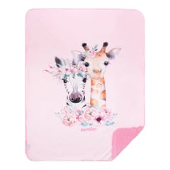 FRAZADA PLUSH BAMBINO ROSADA (I20)