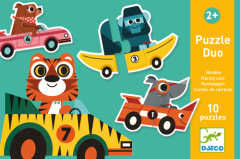 PUZZLEDUO TRIO RACING CARS 0