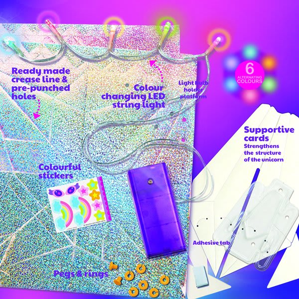 LUCES UNICORNIO ORIGAMI3