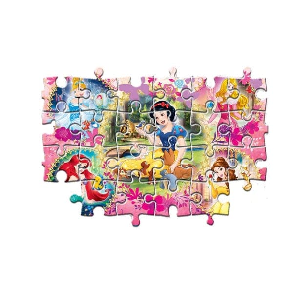 PUZZLE 2X60 PCS PRINCESAS DISNEY4