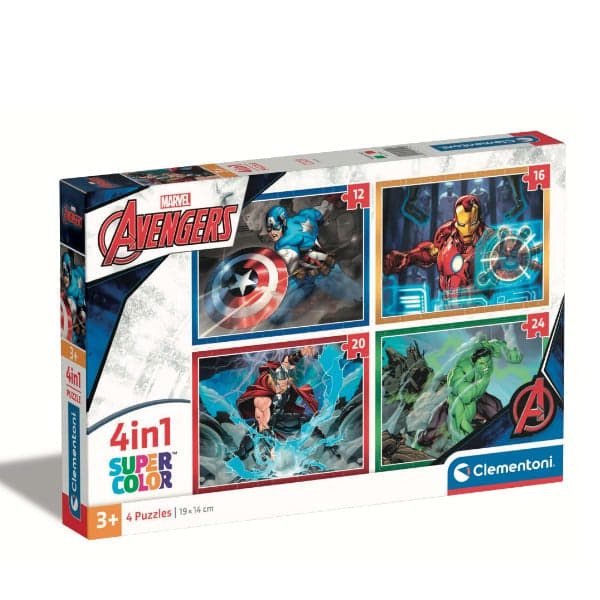 PUZZLE 4 EN 1 AVENGERS1