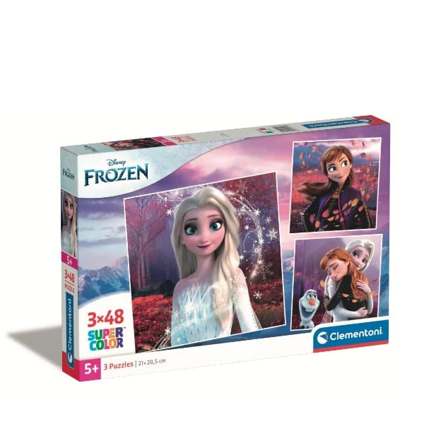 PUZZLE 3X48 PCS FROZEN DISNEY1