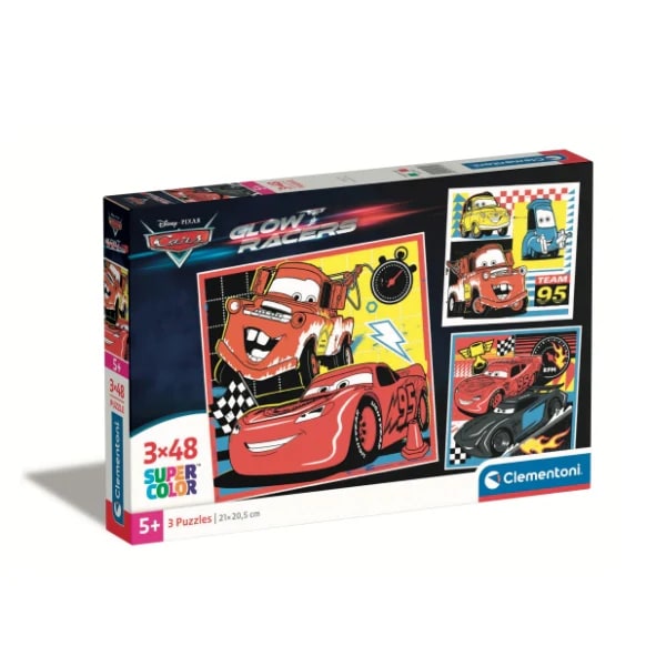 PUZZLE 3X48 PIEZAS DISNEY CARS1