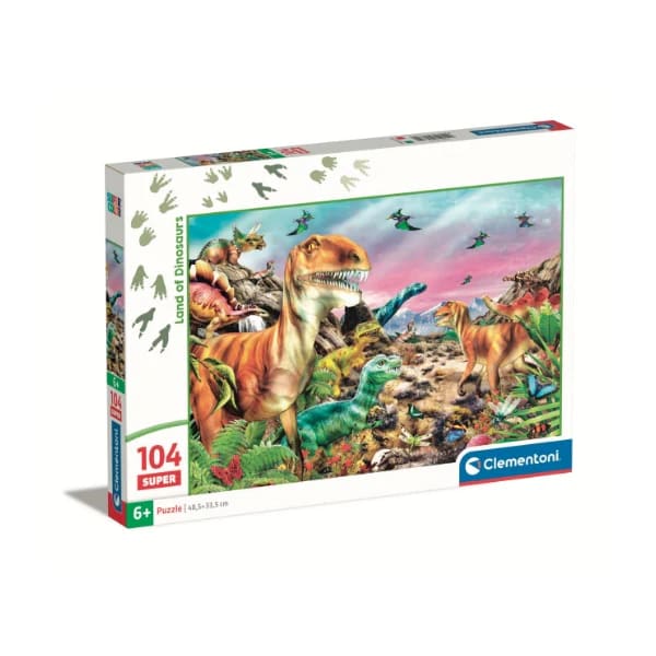 PUZZLE 104 PCS TIERRA DE DINOSAURIOS1