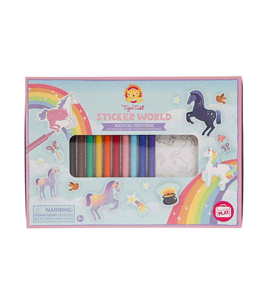 MUNDO DE STICKERS UNICORNIO MAGICO1