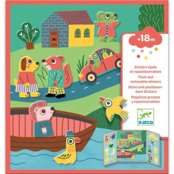 CREATE WITH STICKERS ANIMALS1