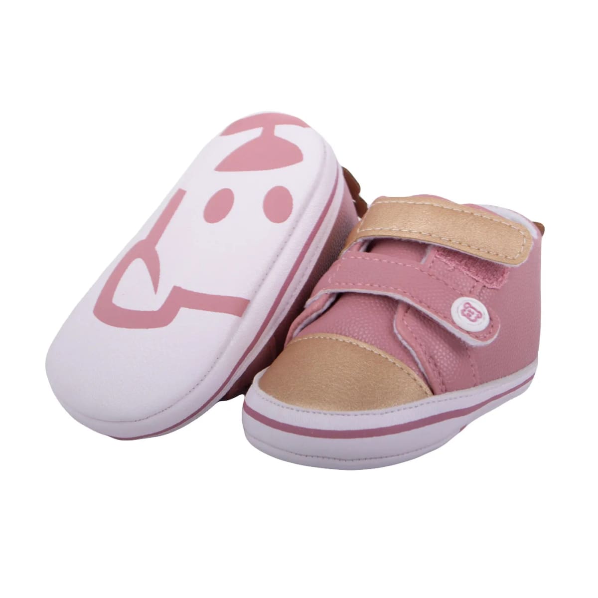 ZAPATILLAS RECIEN NACIDO NIÑA ROS PZZ103 (PZZ)2