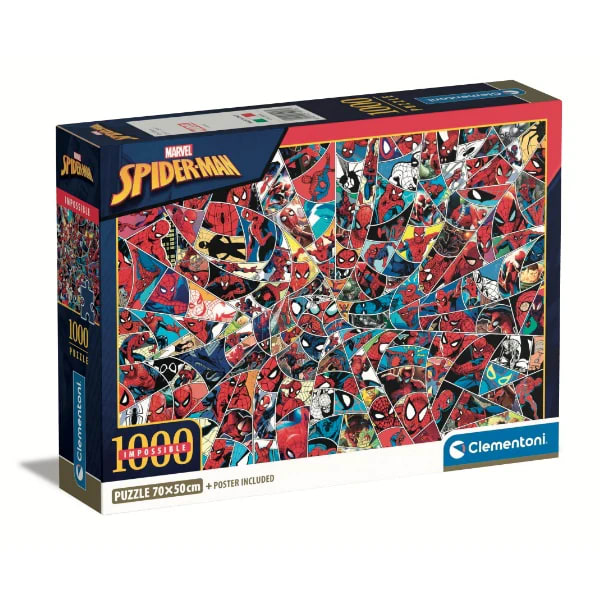 PUZZLE 1000 PIEZAS HOMBRE ARAÑA IMPOSIBLE COMPAC1
