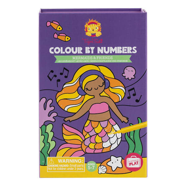 PINTA POR NUMEROS SIRENAS Y SUS AMIGOS3