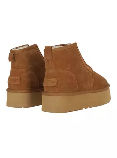 PLATFORM BOOTS ZIP LEATHER CARAMEL3