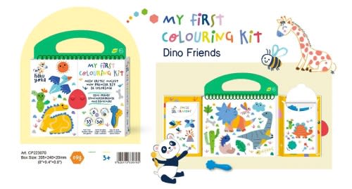 LIBRO PARA COLOREAR CON CRAYONES DINOSAURIOS2