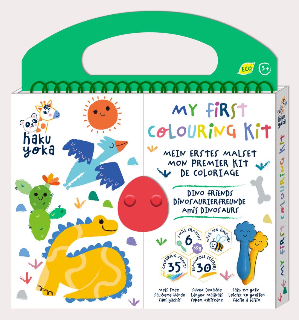 LIBRO PARA COLOREAR CON CRAYONES DINOSAURIOS1