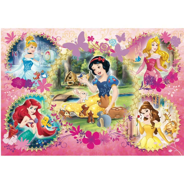 PUZZLE 2X60 PCS PRINCESAS DISNEY3