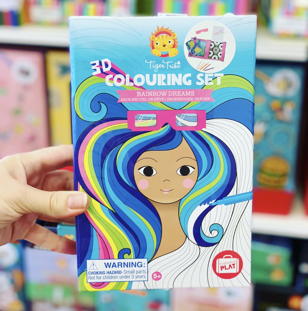 SET PARA COLOREAR 3D SUEÑOS DE ARCOÍRIS1