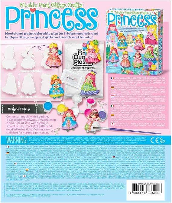 MOULD & PAINT GLITTER PRINCESS5