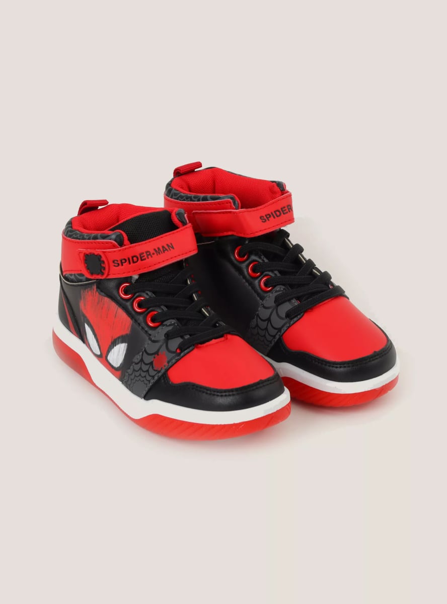 ZAPATILLA CON LUCES NIÑO RAYADO SPIDERMAN2