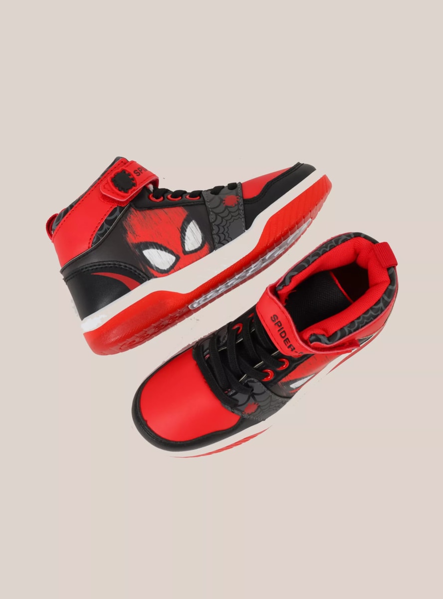 ZAPATILLA CON LUCES NIÑO RAYADO SPIDERMAN3