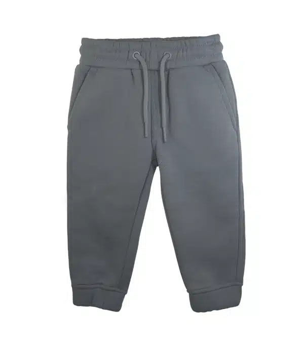 PANTALON DE BUZO NIÑO GRIS1