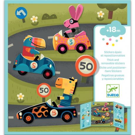 CREATE WITH STICKERS CARS1