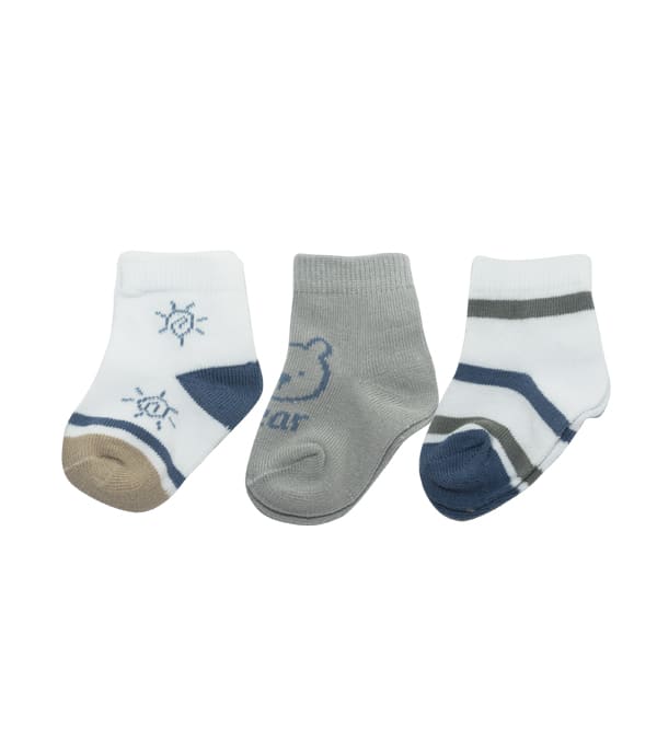 SET DE 3 PARES DE CALCETINES PARA BEBE 21