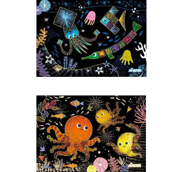 RASPA Y APRENDE FIGURAS CON VIDA MARINA2