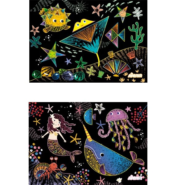 RASPA Y APRENDE FIGURAS CON VIDA MARINA4