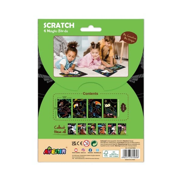 LAMINAS PARA RASPAR AVES MAGICAS6