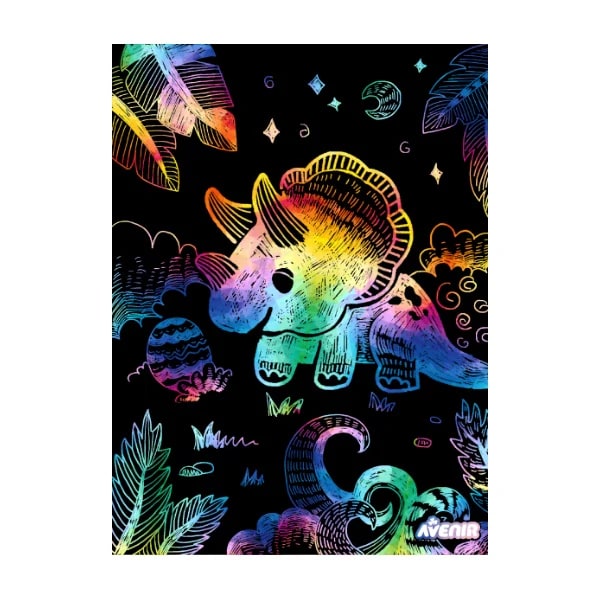 RASPAR CON CON PLANTILLAS DINOSAURIOS2