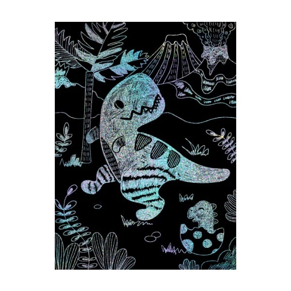 RASPAR CON CON PLANTILLAS DINOSAURIOS3