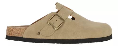 SLIPPER CLASSIC BUCKLE DARK BEIGE1