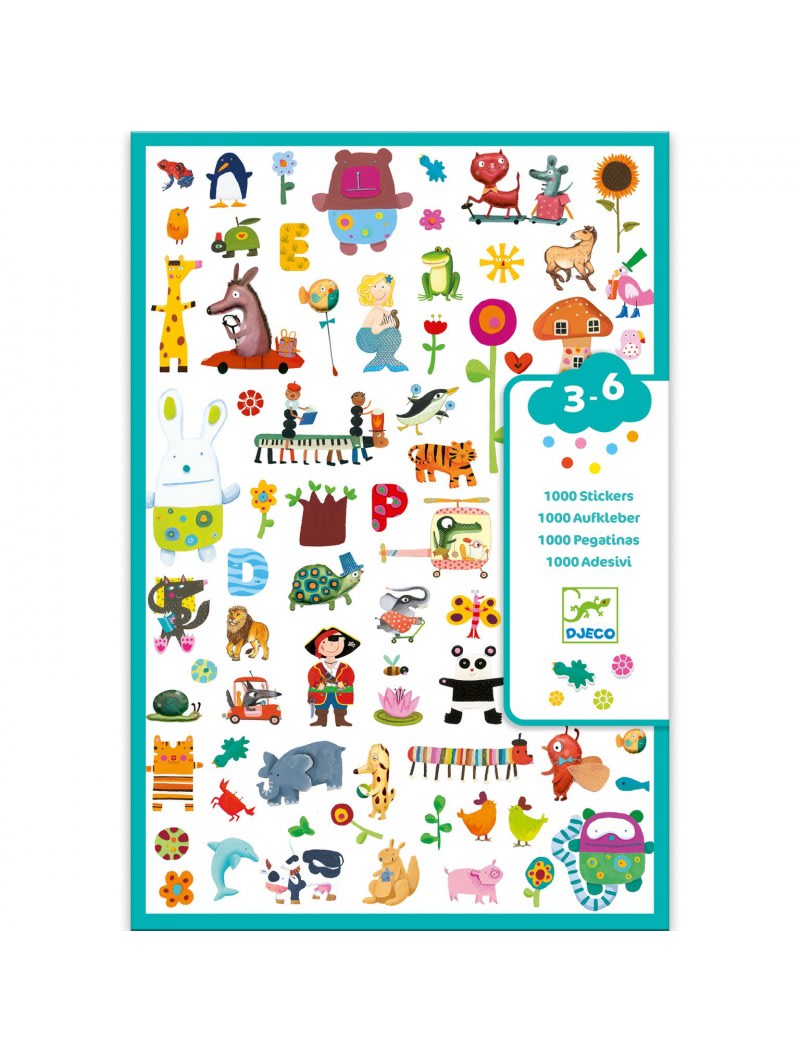 1000 STIKERS FOR LITTLE ONES1