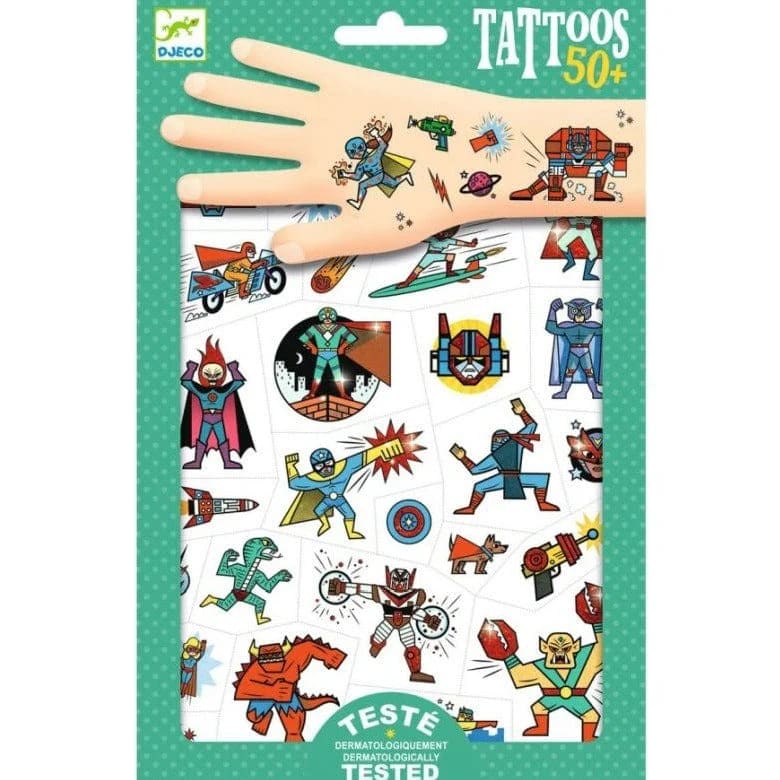 TATTOOS HEROES VS VILLAINS1