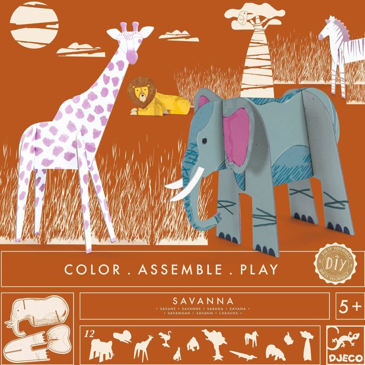 ANIMALS KIT DIY SAVANNA1