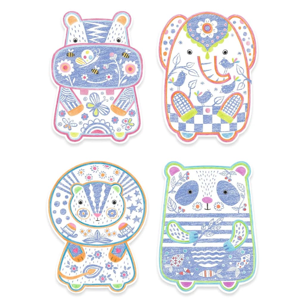 MAGIC COLOURING WILD ANIMALS4